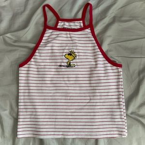 Forever 21 Peanuts Woodstock Crop Top